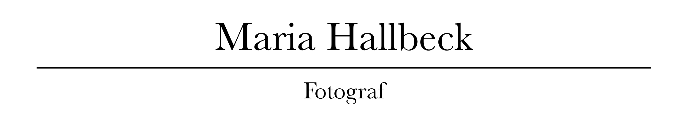 Maria Hallbeck